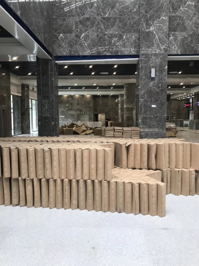 大洋椅业等候椅抵达台州市客运南站（浙江全省最大）并安装完毕(图2)