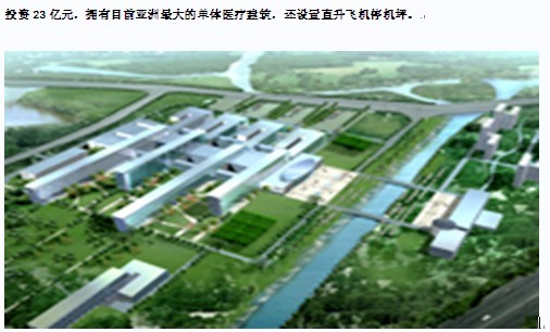 亚洲最大的单体医疗建筑投入使用(图1)